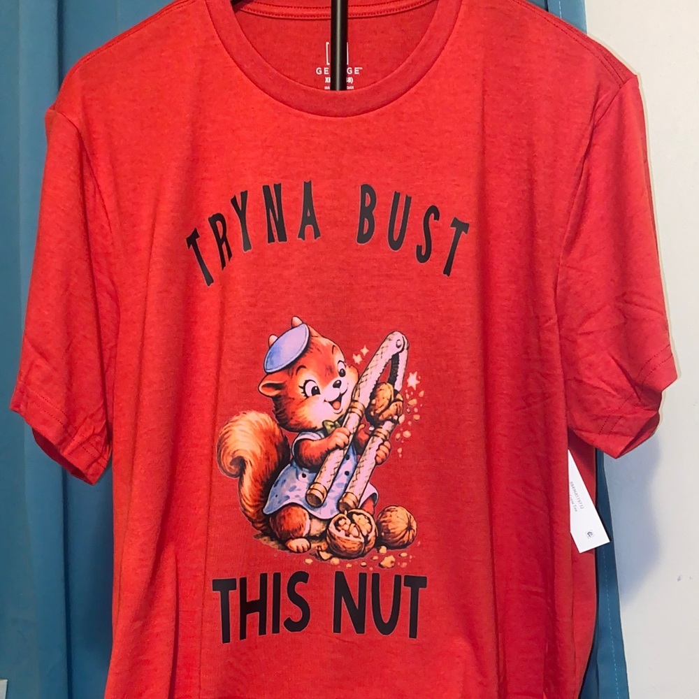 NWT!!  TRYNA BUST THIS NUT tshirt